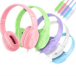 Headphones with Microphones On-Ear 3.5mm Wired Headphones in-Line Mic Choose color