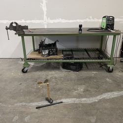 Industrial Steel Welding Work Table