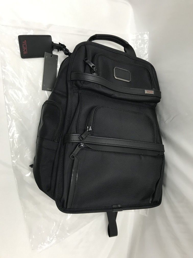 TUMI Alpha Brief Backpack in black
