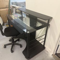 Desk and chair