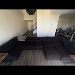 Full Size Black Couch NEW