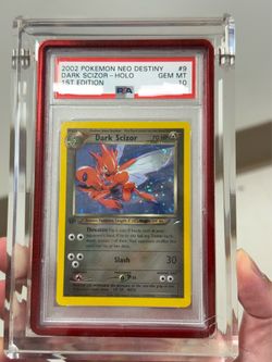 PSA 10 Dark Scizor 1st Edition Neo Destiny Rocket