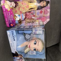 Elsa And Princess Belle Disney Dolls 