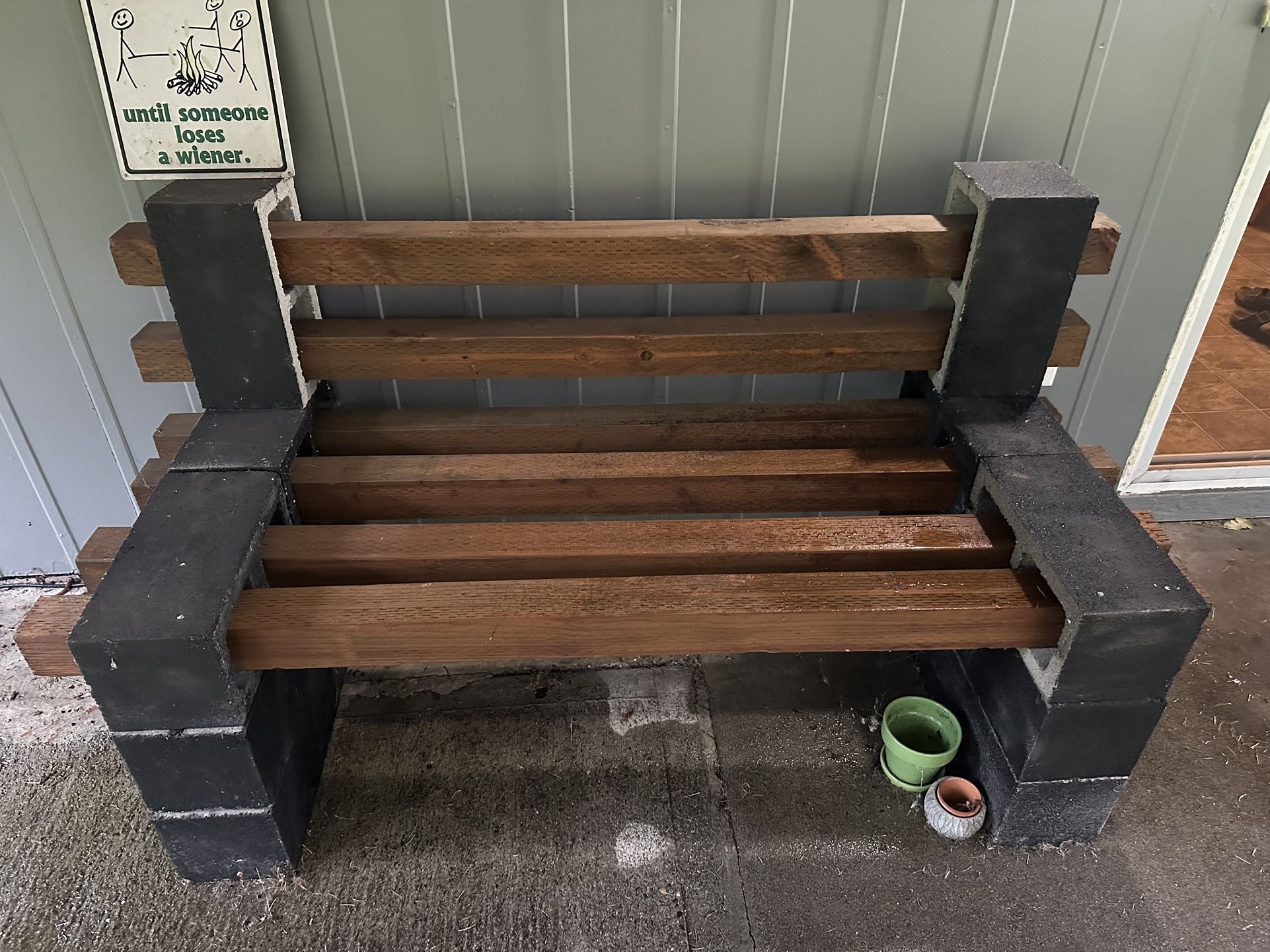 Outdoor Bench Need Gone Asap