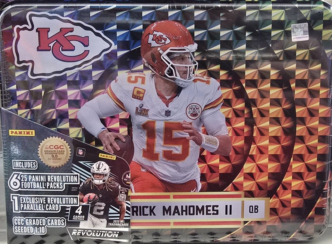 2025 Patrick Mahomes Revolution Lunch Box Tin Factory Sealed