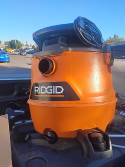 A Ridgid Shop Vac Wet Or Dry