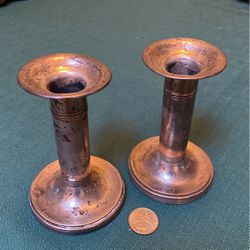 Sterling Silver Candlestick Holders