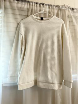 soft cream oversized sweater