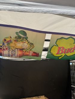 Budweiser Flag Banner
