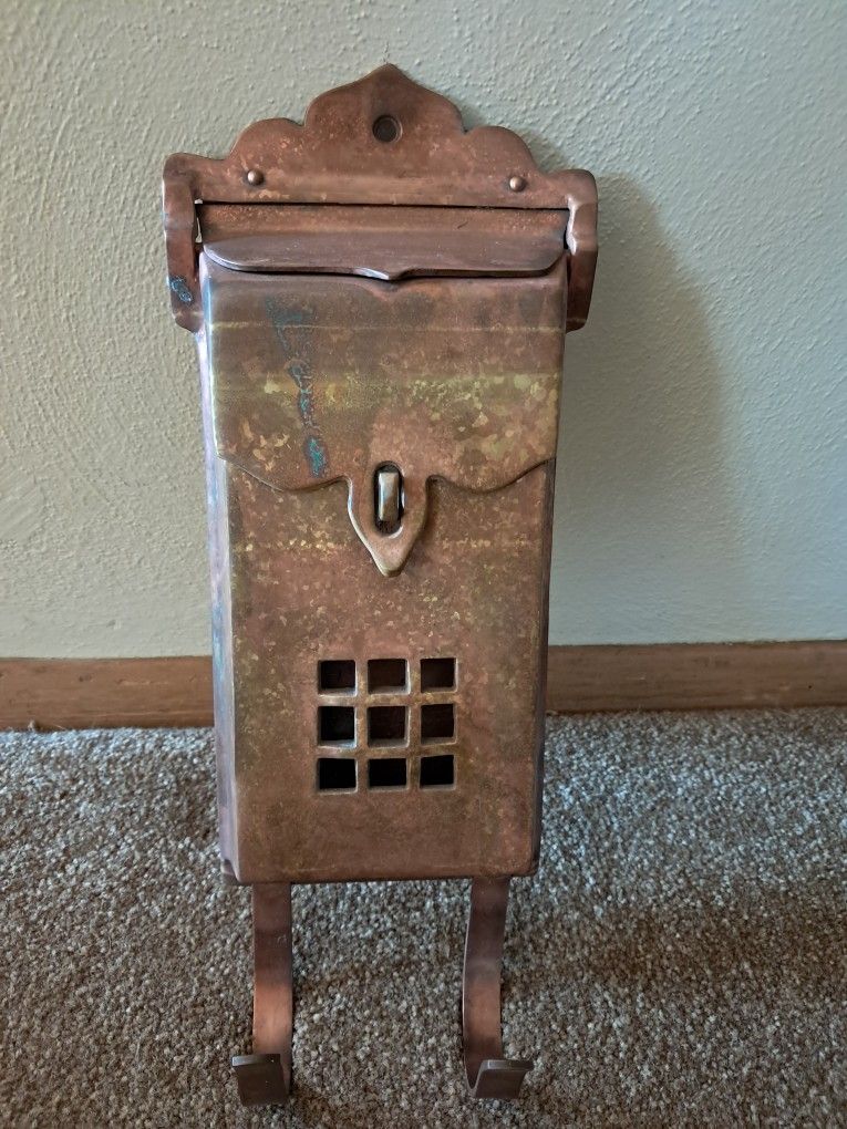 Antique Copper Mailbox