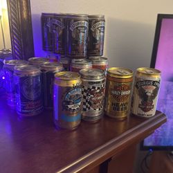 Make Offer - Rare Collectible Sturgis Harley Davidson, Beer Cans unopened