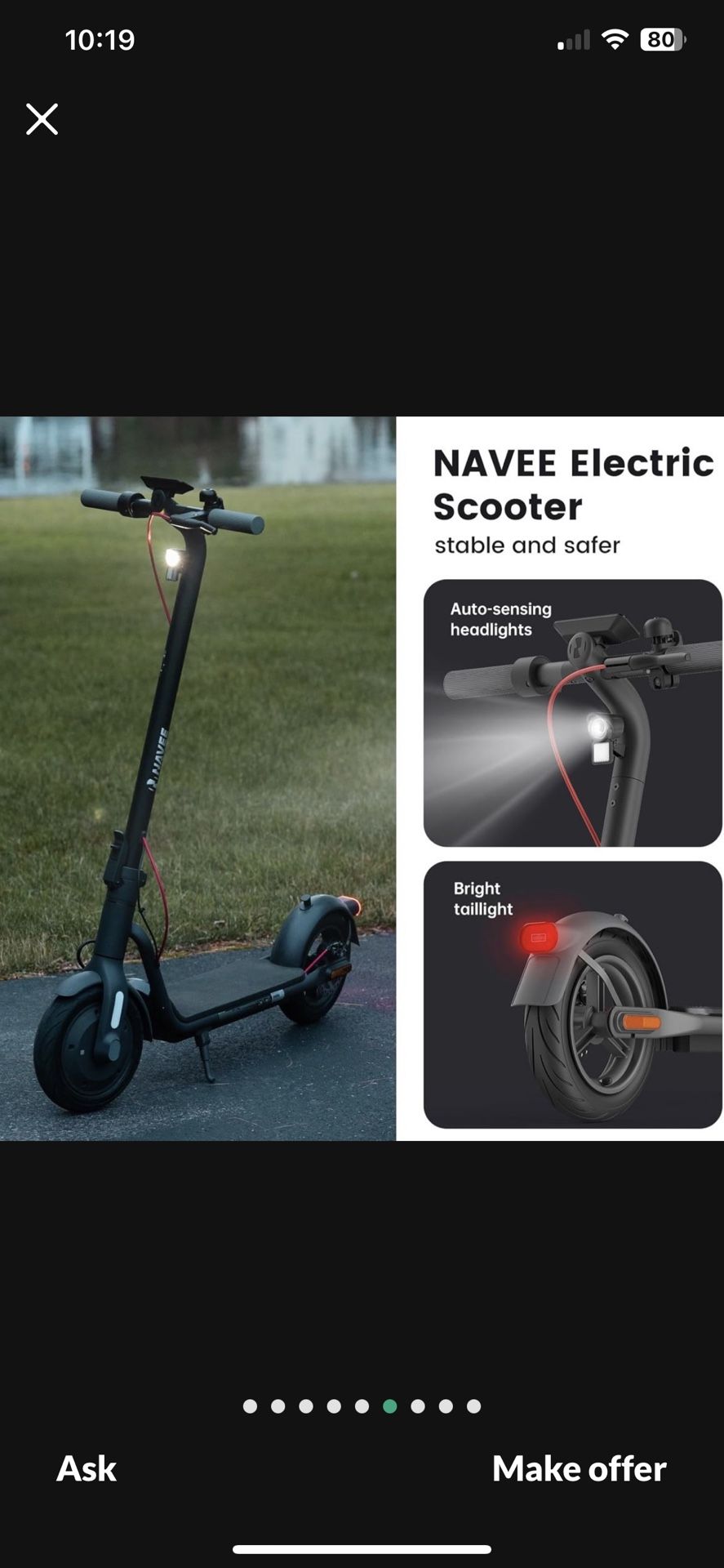 NEW NAVEE ELECTRIC SCOOTER