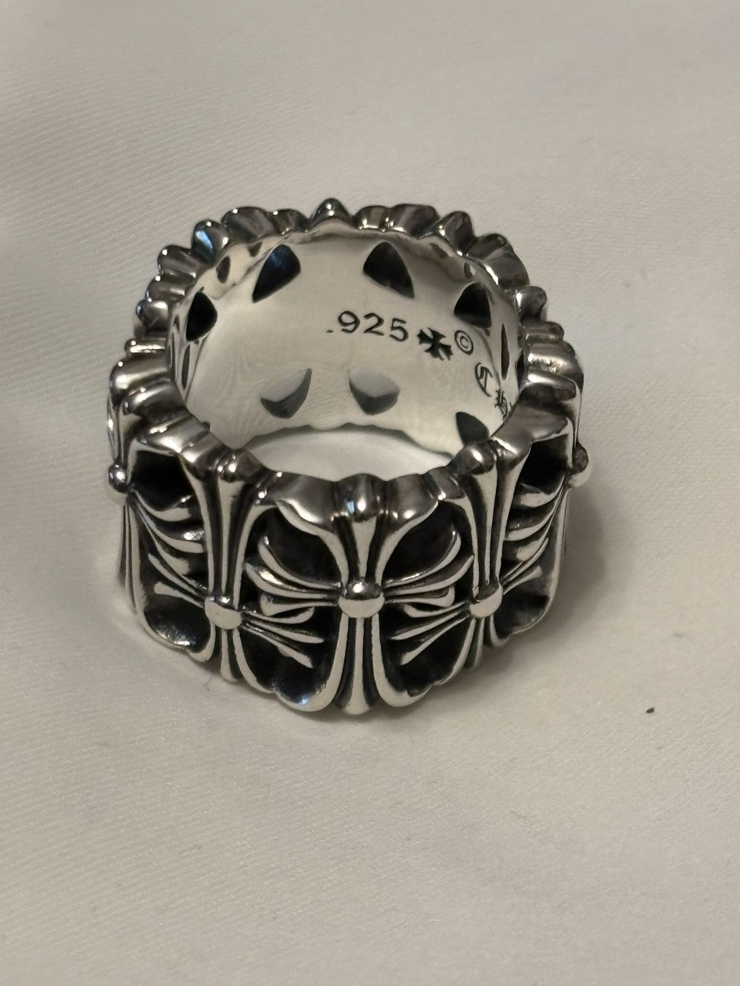 Chrome Hearts Square Cemetery Ring Authentic New Size 7