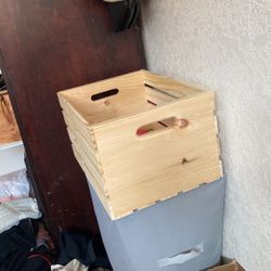 wooden crate