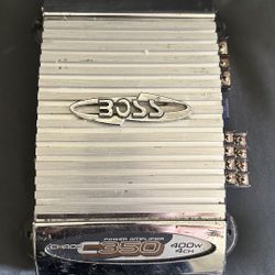 Used 4 Channel Boss Audio Chaos C350 Car Amp Amplifier Works Good 400w 