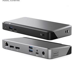 8-1 Hybrid USB-A/USB-C Docking Station for ALL OS’s