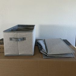 Collapsable Storage Bins 