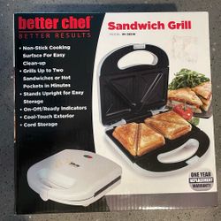 Better Chef Sandwich Grill - Never Used!