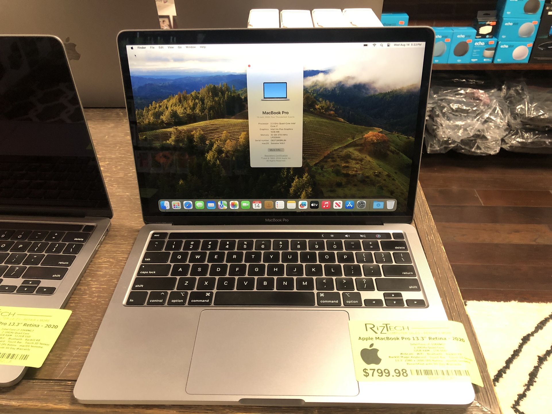 Apple MacBook Pro 13.3" Retina - 2020