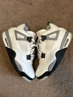 Jordan 4 White Cement Size 10