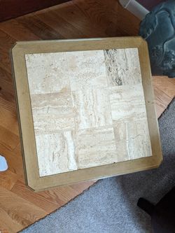 Small Side table 18 square x 16.5 h