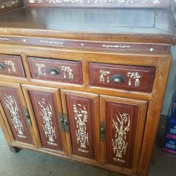 Imported Antique Chinese Tea Cabinet