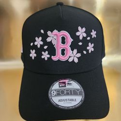 Boston Red Sox MLB New Era Cherry Bloosom Edition 9FIFTY AFrame Hat