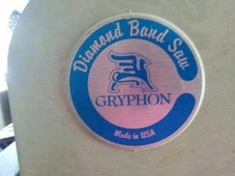 Gryphon diamond bandsaw