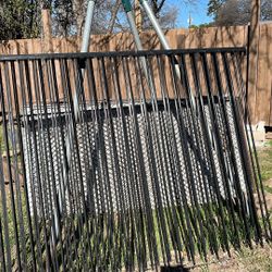 Fence  Powder Coated Black 