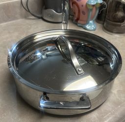 Kirkland Professional Copper Core 4.5 Qt Saute Pan Skillet Stainless w/Lid