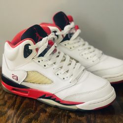 Jordan 5 Retro V Fire Red 
