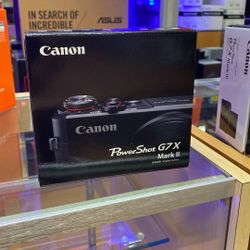Canon Powershot G7X Mark II 