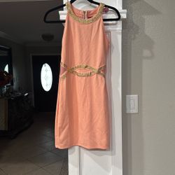 Dress With Gold Accents 