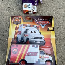 New Disney Pixar Morgan Martins Ambulance + Mini Racers Blind Box #27 Metal Die Cast Cars (VALENCIA) $30