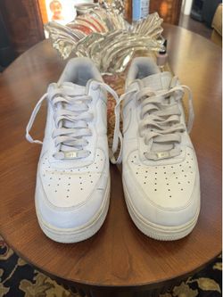 White Air Force Ones in great condition! (size 13)