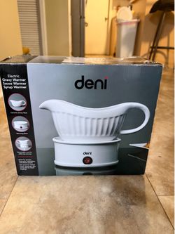 Deni Electric Gravy Warmer Ceramic Boat. (New)