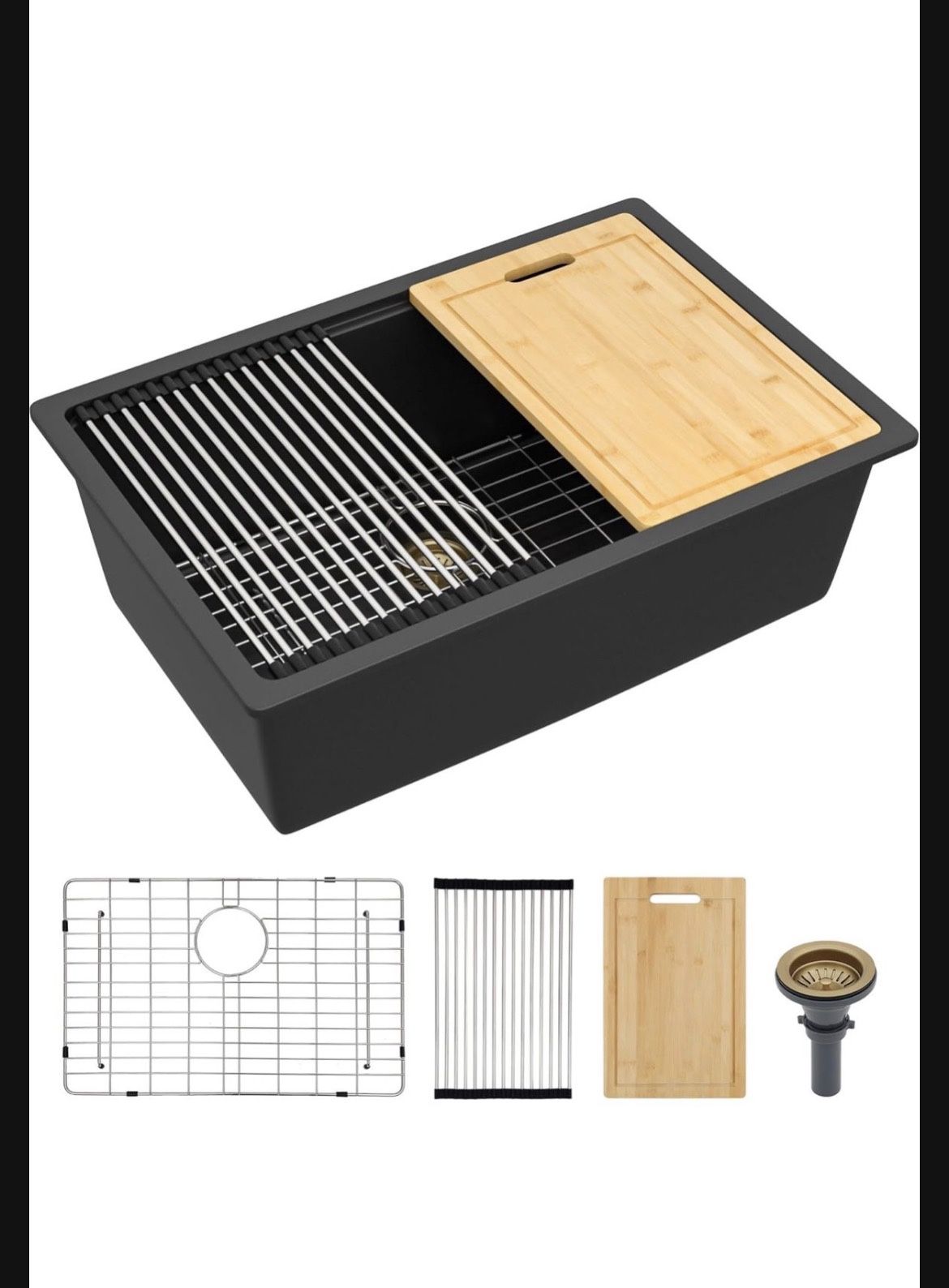 $150! Granite Composite Kitchen Sink. 28” X 19”