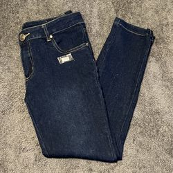 Girl’s Aviva Blue Denim Stretch Jeans Size 10.