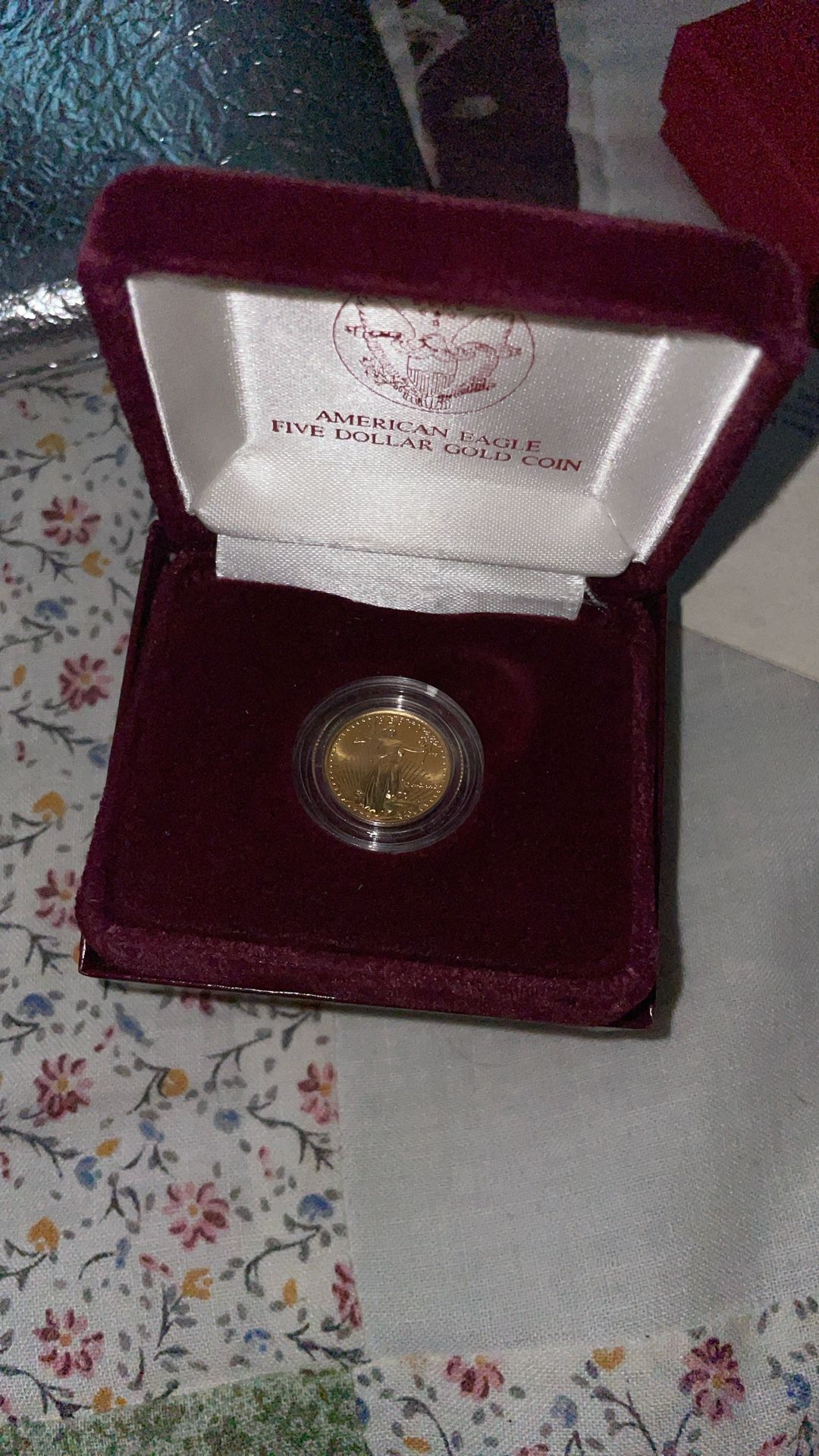 1990 22k Gold $5 Coin
