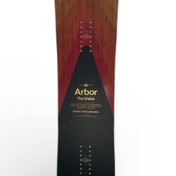 2023 Arbor Shilo Camber Snowboard 156cm Draplin Designs Artist Contributor