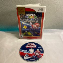 Super Mario Galaxy - Nintendo Wii Nintendo Selects 2011 No Manual Tested & Works