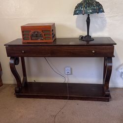 Wooden Entryway Table