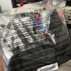 supreme spider-man tee medium black brand new