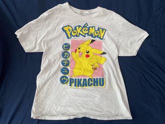 White Pikachu Pokémon shirt