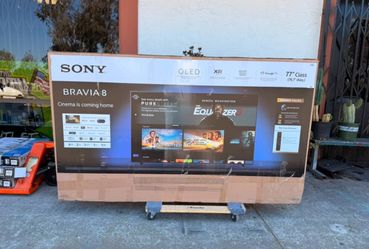 77XR80 77” Sony smart 4k oled bravía 8 TV