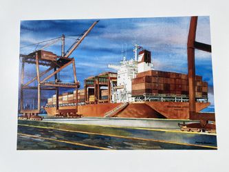 Seattle waterfront Print