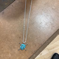 King Man Turquoise Navajo Necklace 