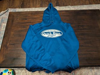 Dutch Bros pull over Hoodie size medium used