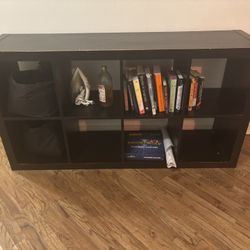 BLACK TV STAND