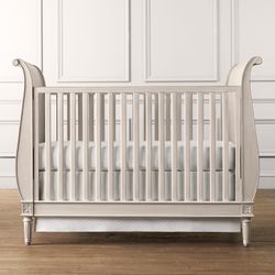 Restoration Hardware Emilia Sleigh Crib & Conversion Set